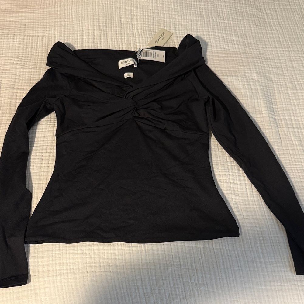 Aritzia Black Long Sleeve Top